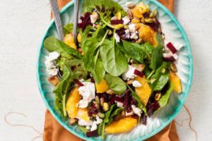 Salade met sinaasappel en feta