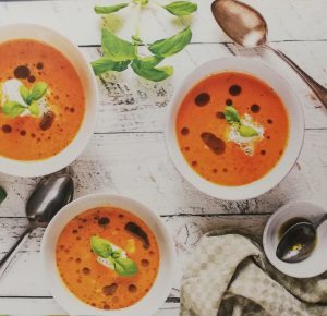 Tomaten Basilicumsoep