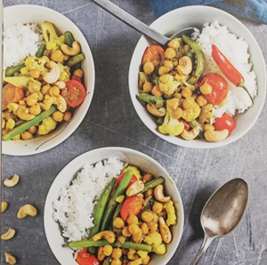 Groente Curry met cashewnoten